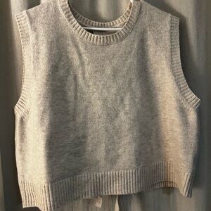 SHEIN Curve Light Tan Knit Vest